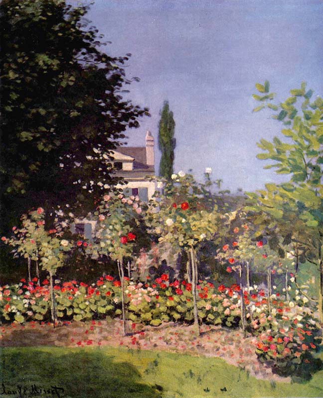 Flowering Garden in Sainte-Adresse
